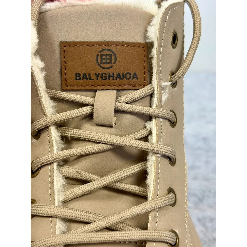 Balyghaioa Casual Lace up Boots‎ HK12 Size 46
